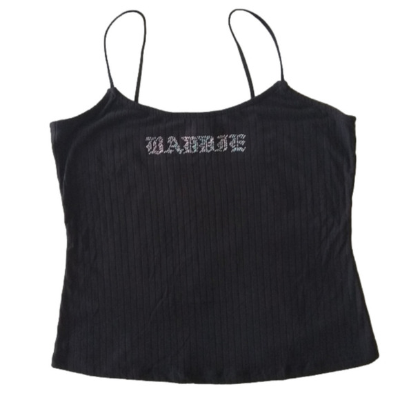 NWT Rue21 + Black Crop Spaghetti Top, size 1X - Picture 1 of 6